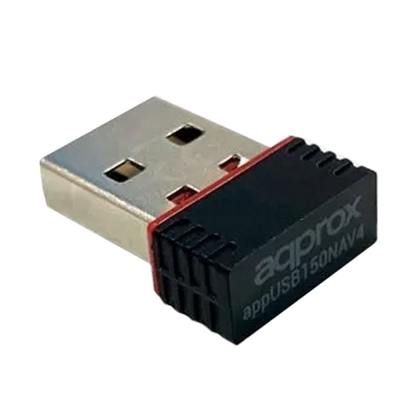WIFI USB 150MB APPROX NANO APPROX  APPUSB150NA  V.4 TAMAÑO MINI CON BOTON WPS