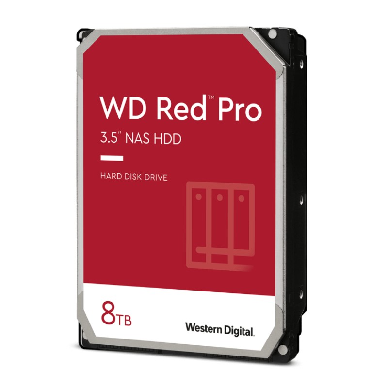 Western Digital Red Pro disco duro interno 8TB 7200 RPM 256 MB 3.5" SATA