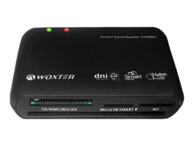 Woxter Smar Card Reader Combo - lector de tarjetas - USB 2.0