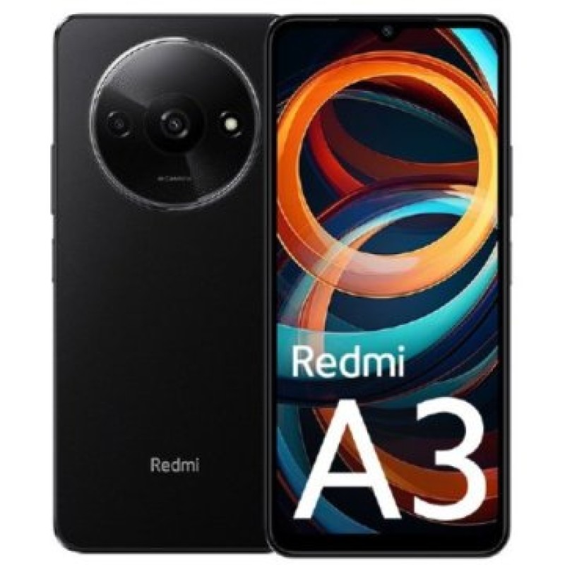 Xiaomi Redmi A3 17 cm (6.71") SIM doble Android 14 4G USB Tipo C 3 GB 64GB 5000 mAh Negro