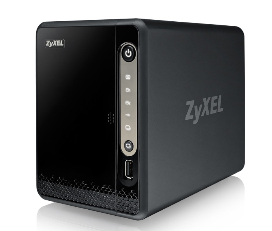 Zyxel NAS326 NAS Mini Tower Marvell Armada 380 0,5 GB DDR3 0 TB Negro