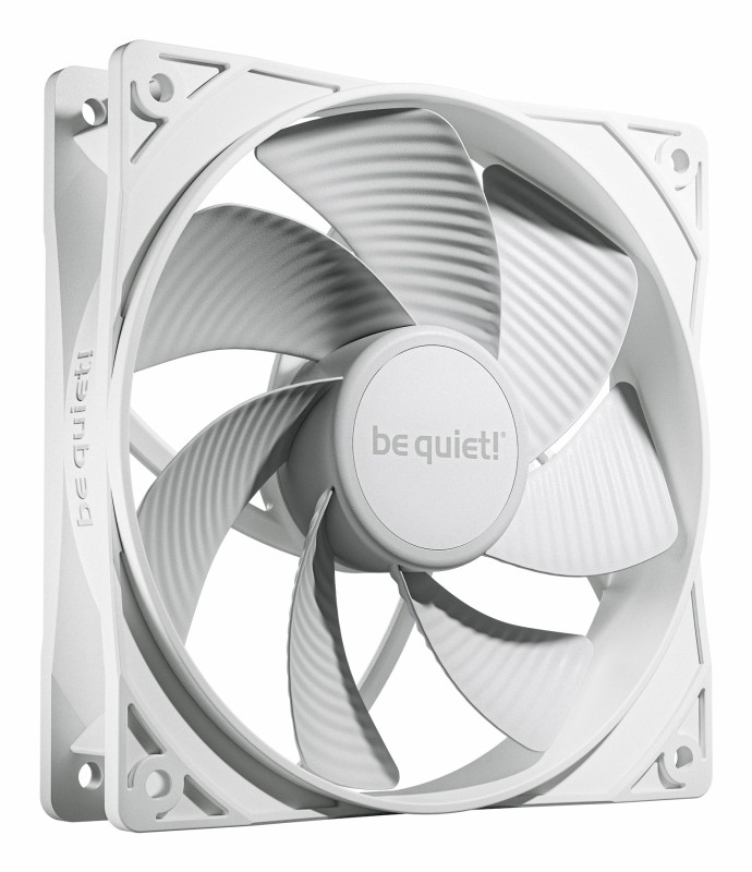 be quiet! Pure Wings 3 120mm | PWM Reverse White Triple-Pack Carcasa del ordenador Ventilador 12 cm Blanco 3 pieza(s)
